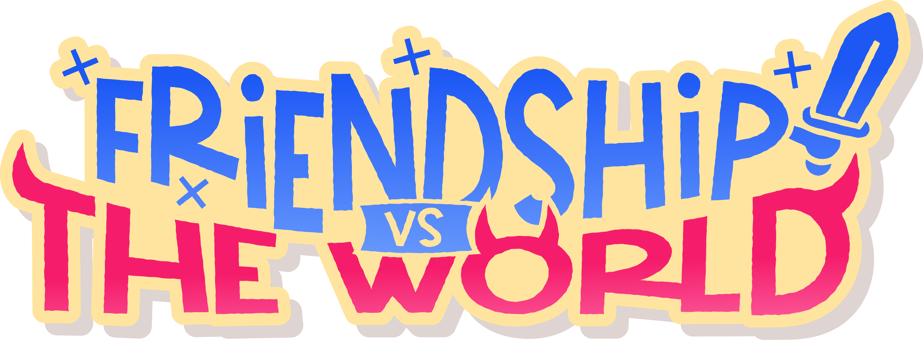 Friendship vs The World logo